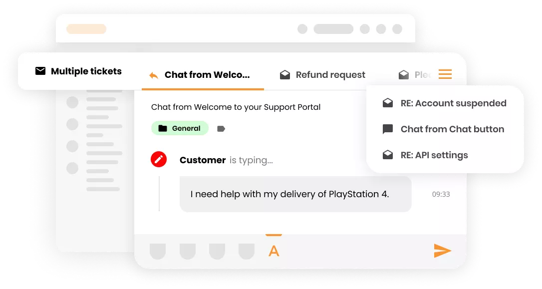 LiveAgent help desk szoftver több jeggyel