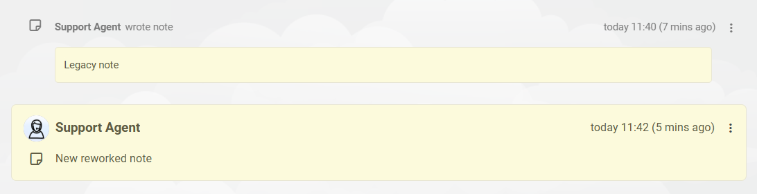 LiveAgent jegyzetfájl megjegyzések felülete