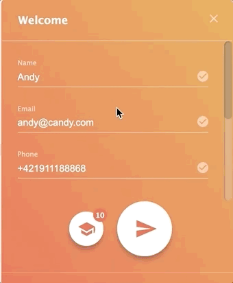 LiveAgent oldalsó kapcsolatfelvételi forma