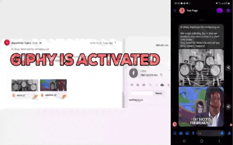 GIF példa a LiveAgent-hez