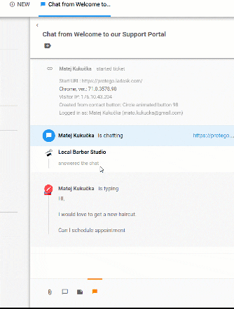 Valós idejű gépelési nézet funkció