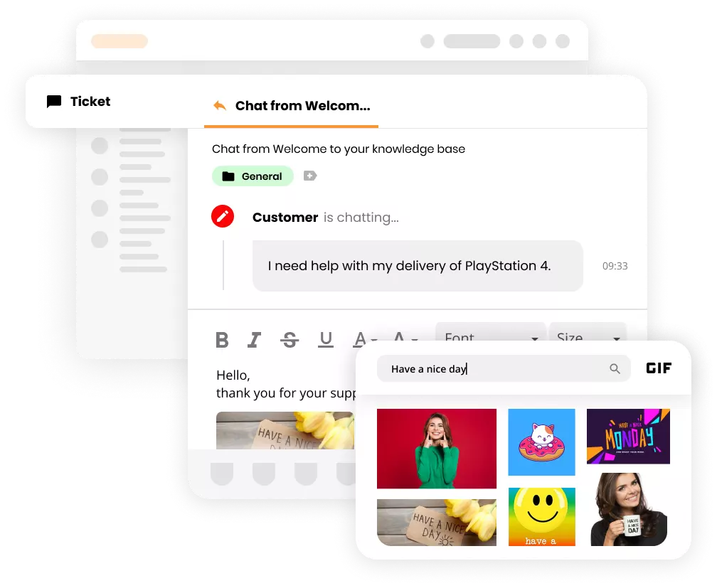 GIF-ek jegyben mockup