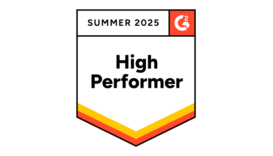 G2 High Performer díj