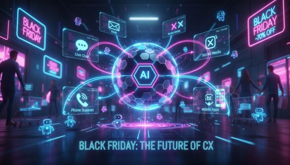 Az AI és az omnichannel élő csevegés szerepe a Black Friday ügyfélszolgálatban