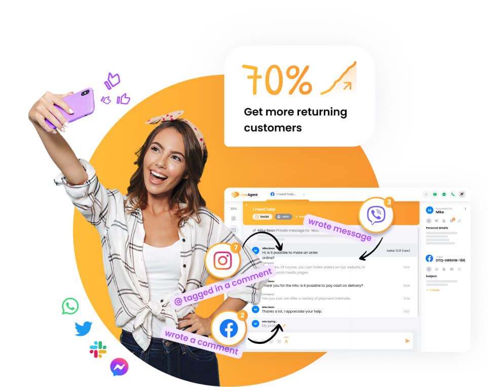 Social media customer service