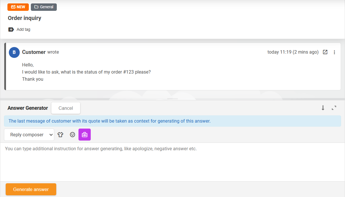 AI Draft Composer áttekintés