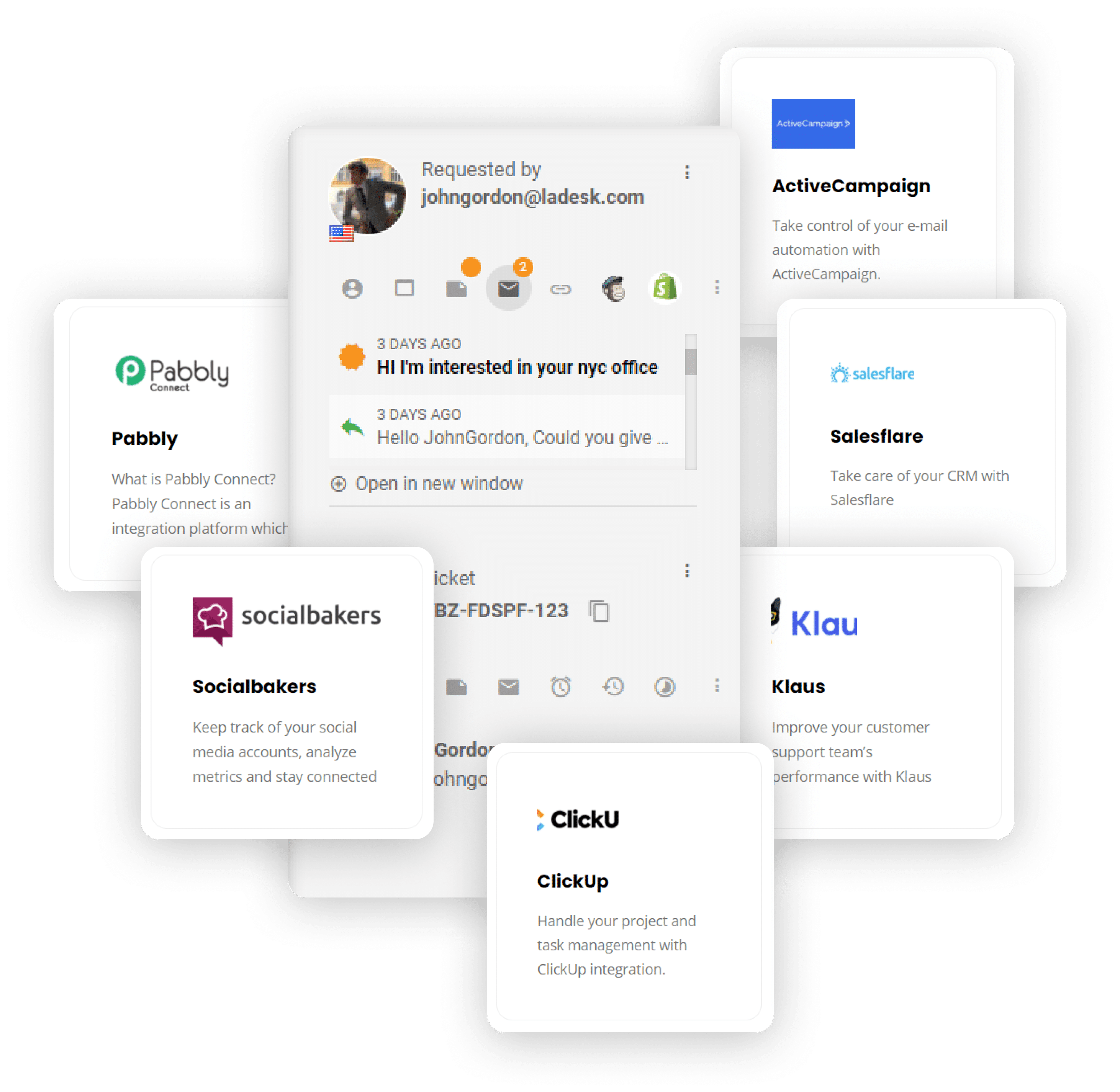 LiveAgent CRM integrációk