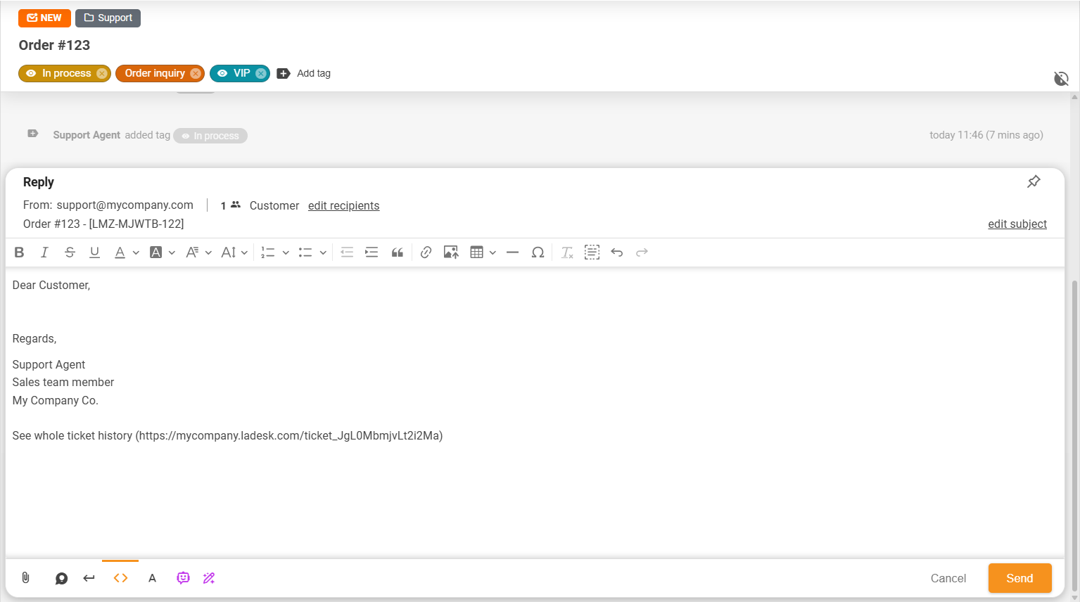 LiveAgent rögzítésének és feloldásának funkciója
