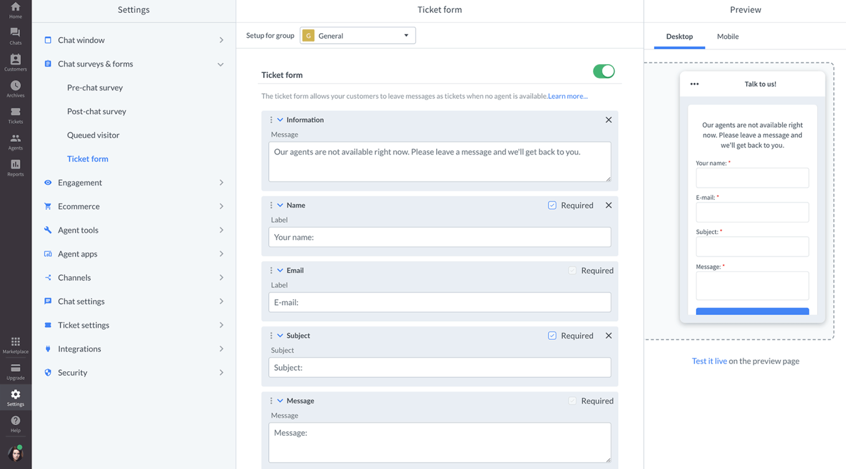 LiveChat omnichannel kezelés