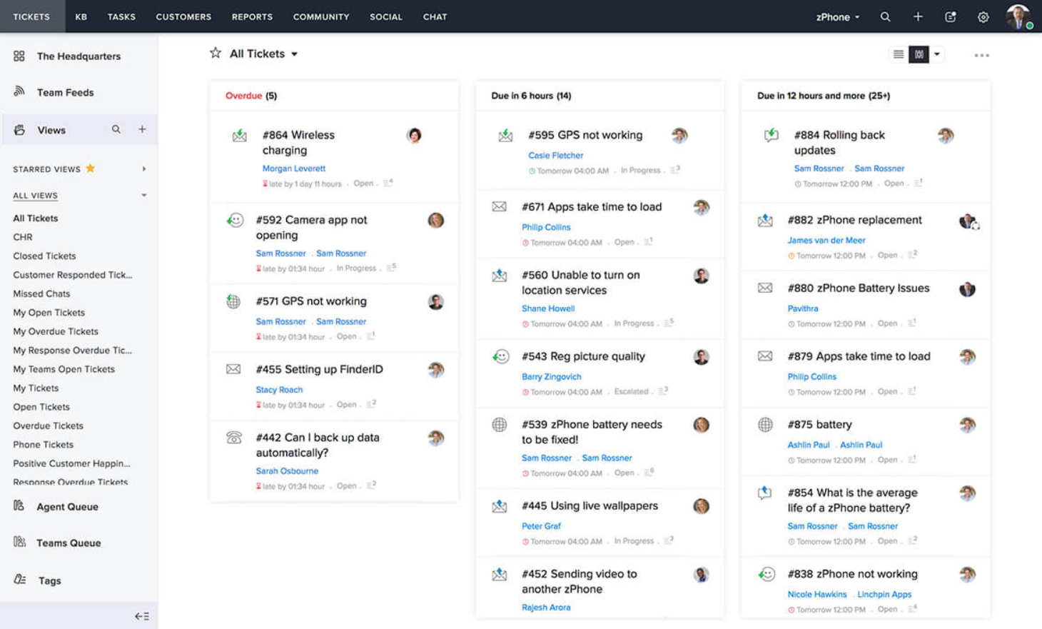 Zoho Desk jegykezelő rendszer