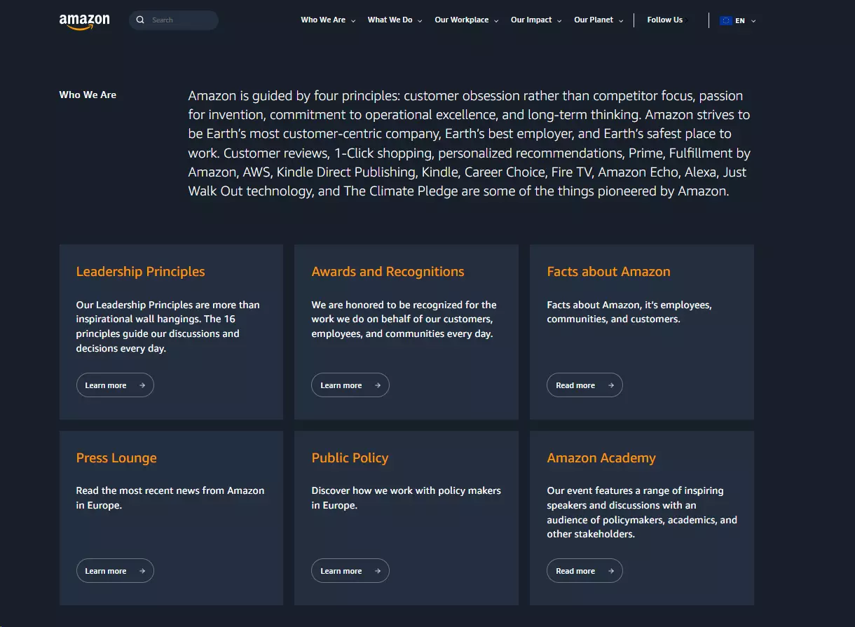 Amazon ígérete, hogy az 'Föld legügyfélközpontúbb vállalata' legyen, és az elégedett ügyfelek megtartásának erőfeszítéseit