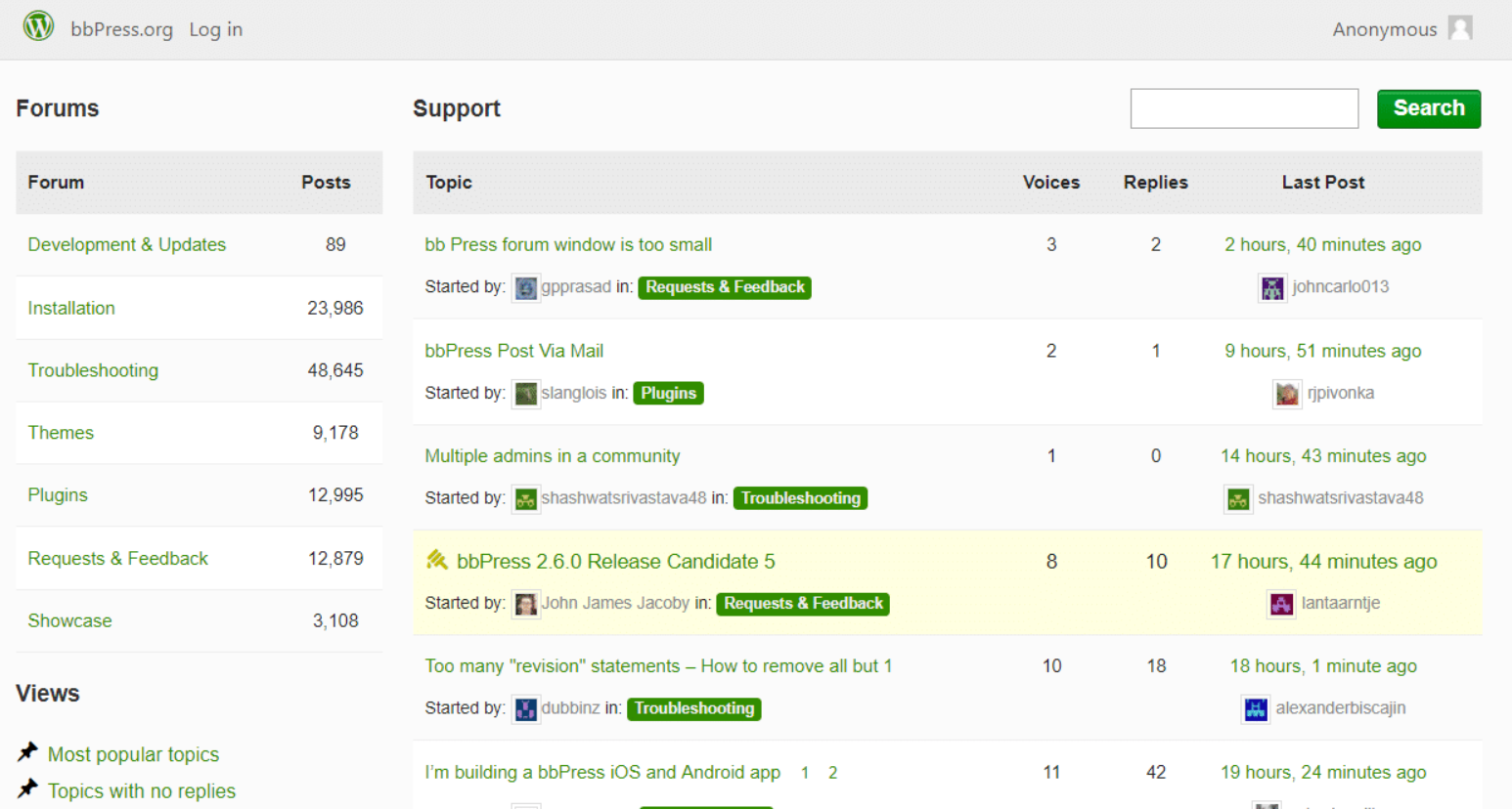 bbPress WordPress fórumbővítmény