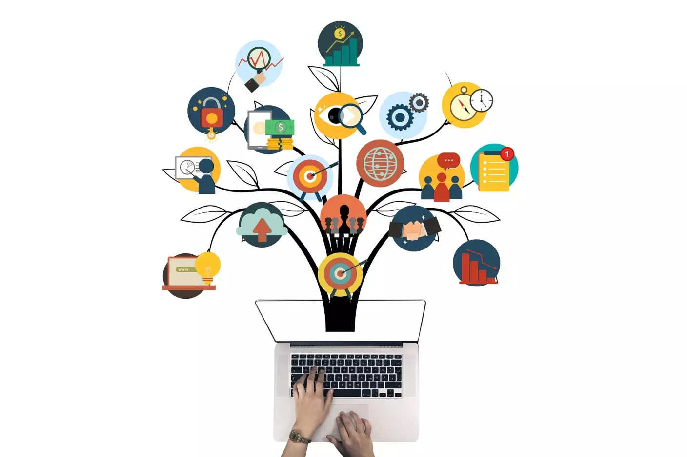 Márkaépítési stratégia illusztráció