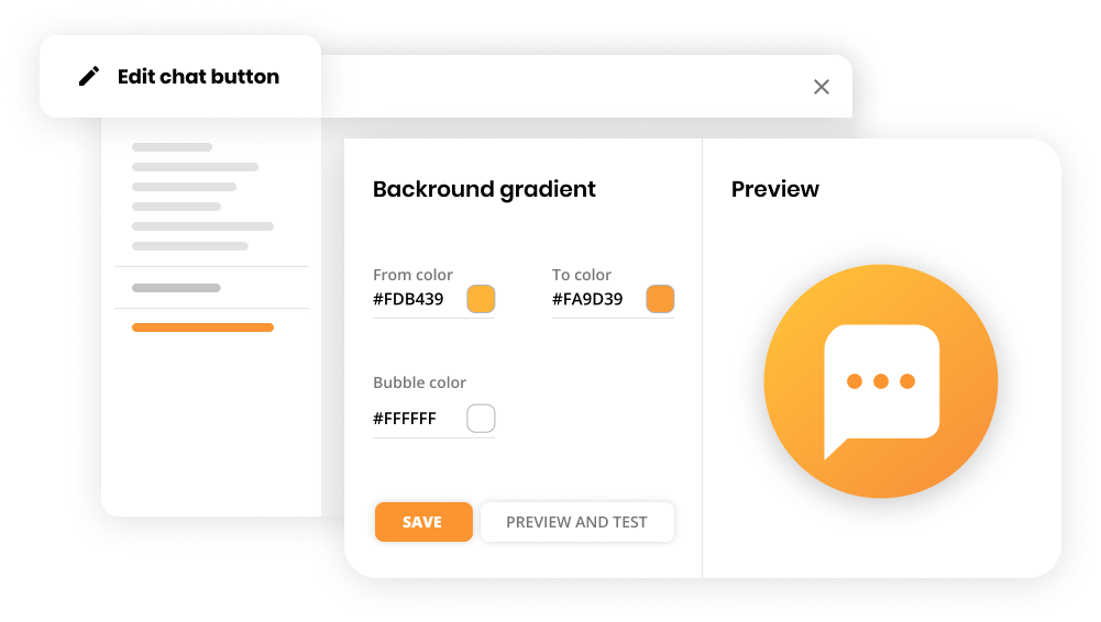 Csevegés gomb testreszabása az ügyfélszolgálati szoftverben - LiveAgent