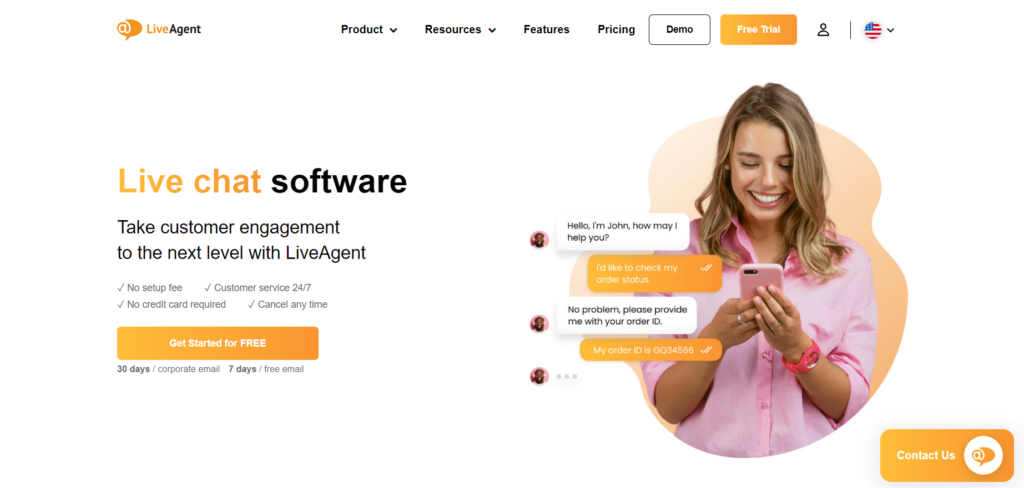LiveAgent élő csevegés ólomgenerálási megoldások