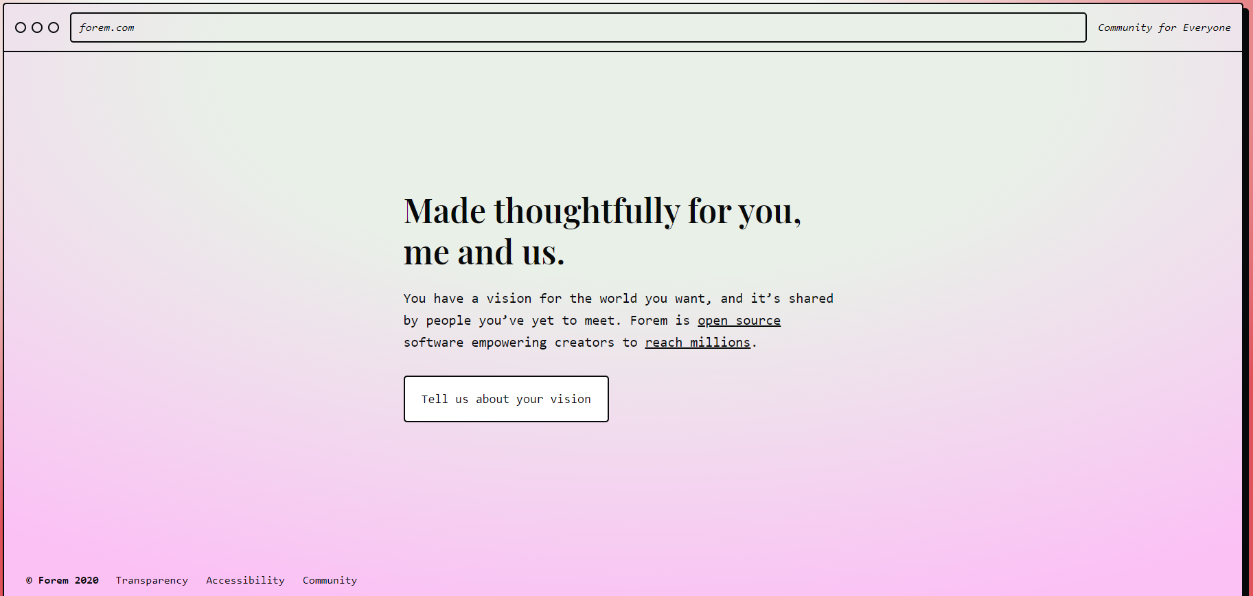 Forem nyílt forráskódú fórumszoftver