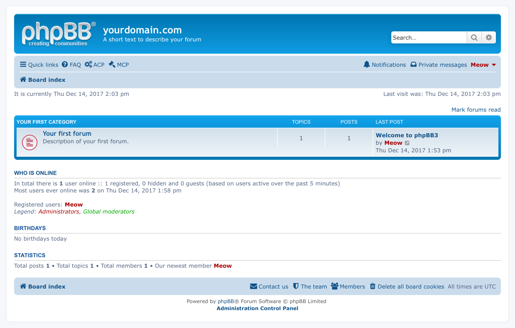 phpBB ingyenes fórumszoftver platform