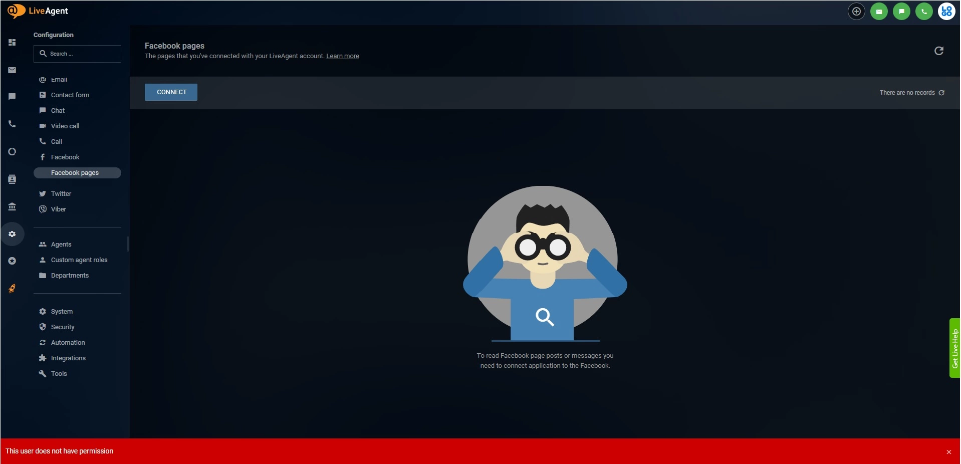 LiveAgent - Facebook integrációs probléma javítva