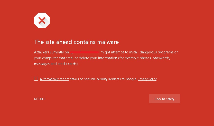 Malware figyelmeztetés