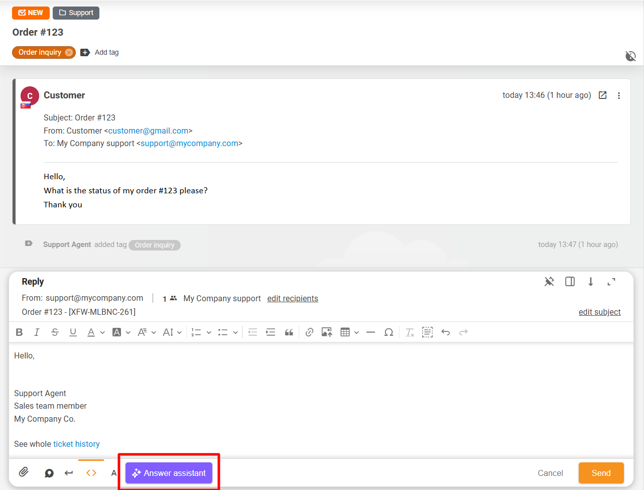 Az AI Válasz Asszisztens új felülete