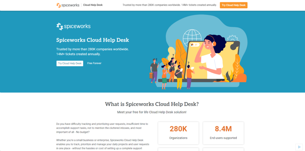 Spiceworks kezdőlapja - eszköz az IT menedzsment folyamatok egyszerűsítésére