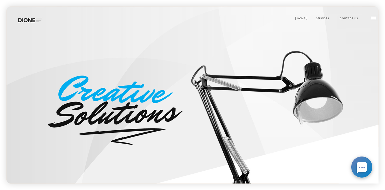 Vállalati élő csevegés gomb példája