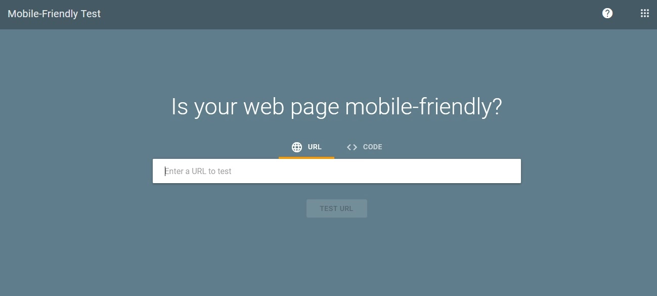 Google mobil barát teszt