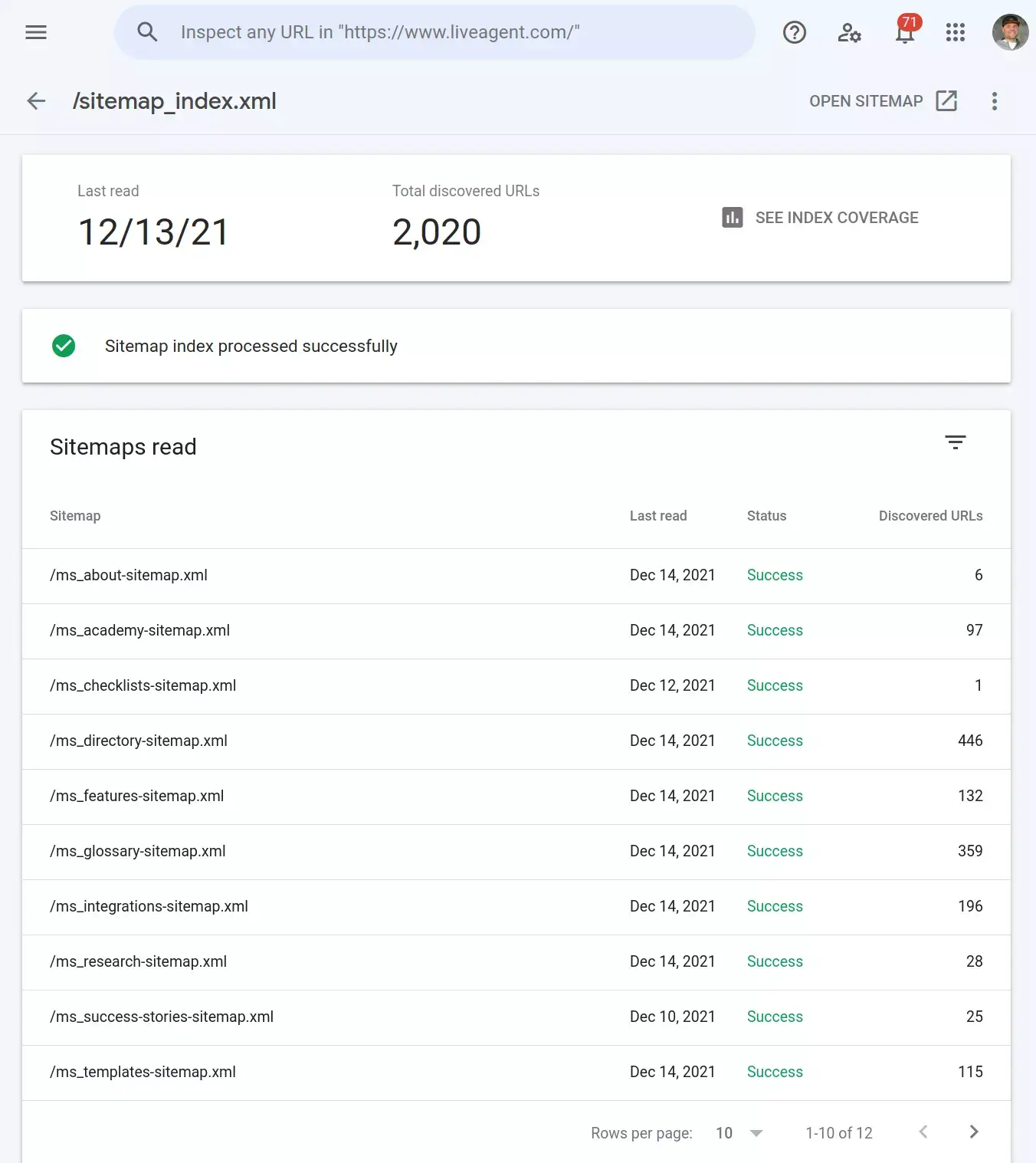 Adja hozzá weboldala összes sitemap-jét