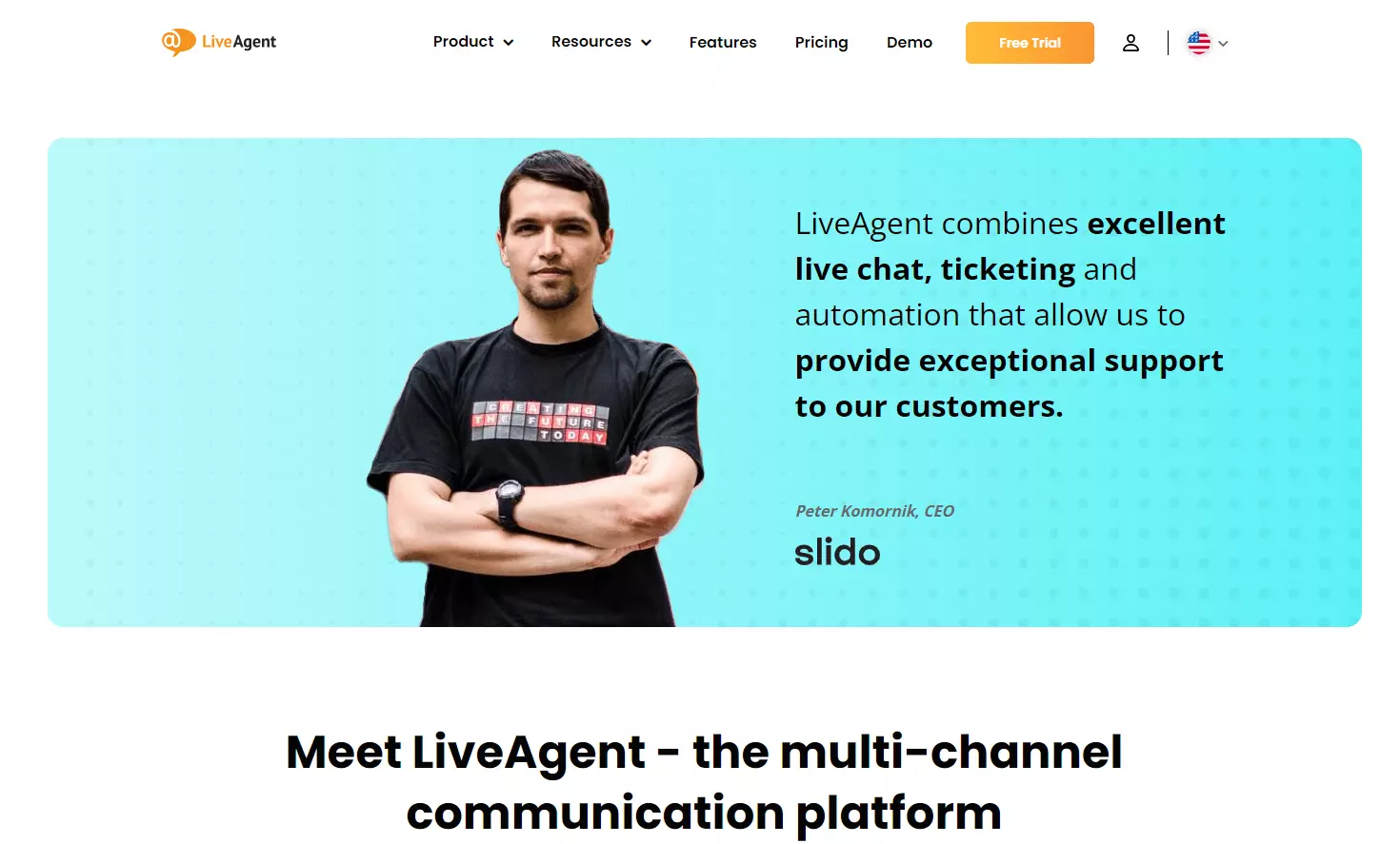 LiveAgent Slido CEO értékelés