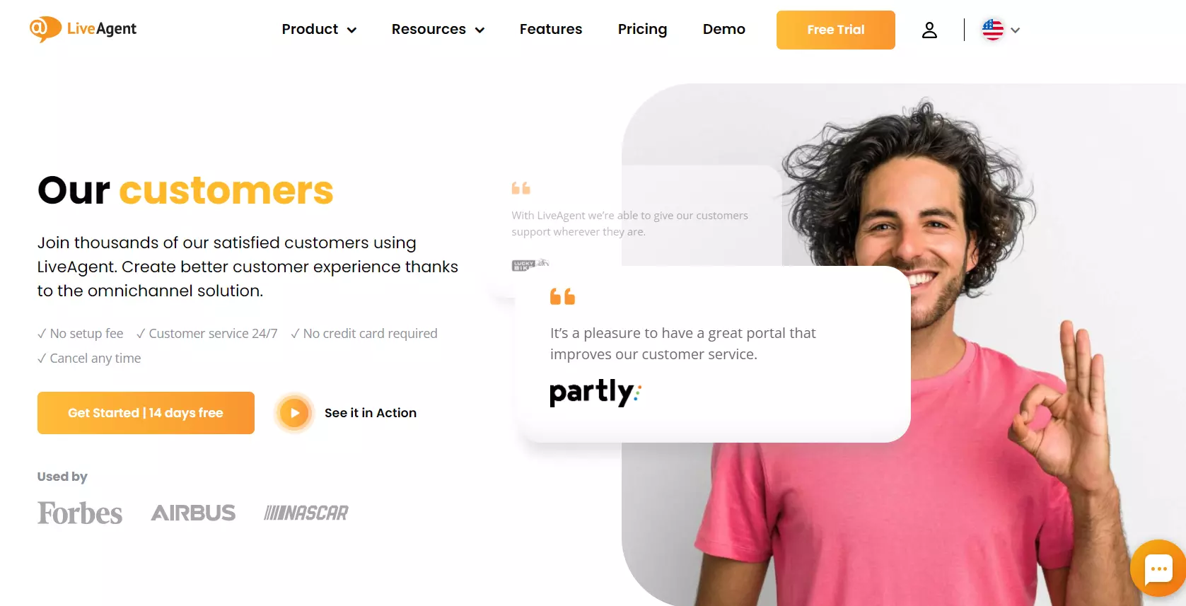 LiveAgent ügyfeleink oldal