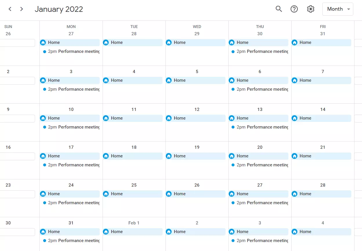 Értekezlet ütemezése