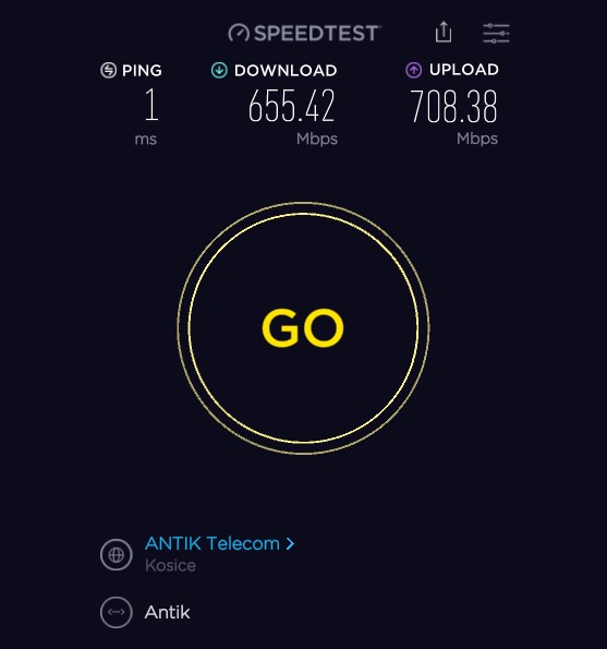 Ookla internet sebességteszt