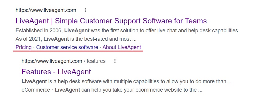 Horgony linkek példa