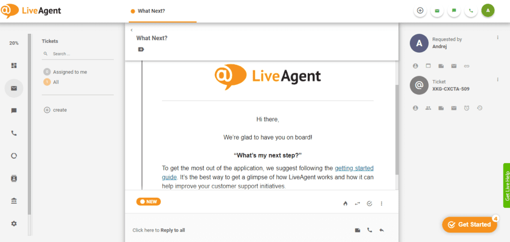 LiveAgent bejelentkeztetés