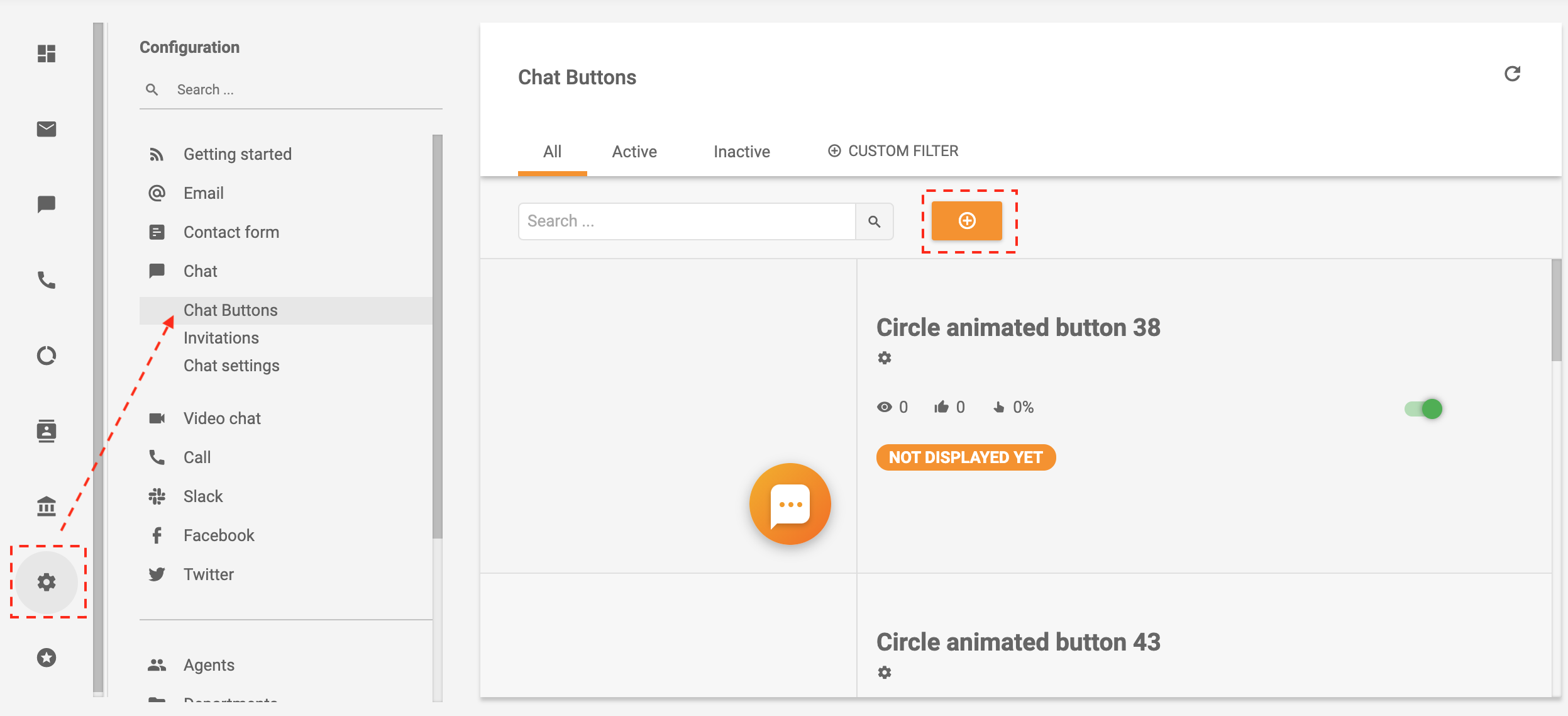 LiveAgent – Csevegő gomb létrehozása
