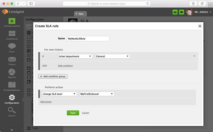 A kép azt mutatja, hogyan lehet új feltételeket beállítani és meghatározni a végrehajtandó műveletet