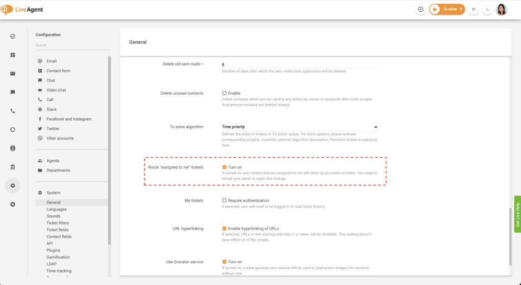 Jegyek hozzárendelése nekem funkció a LiveAgentben