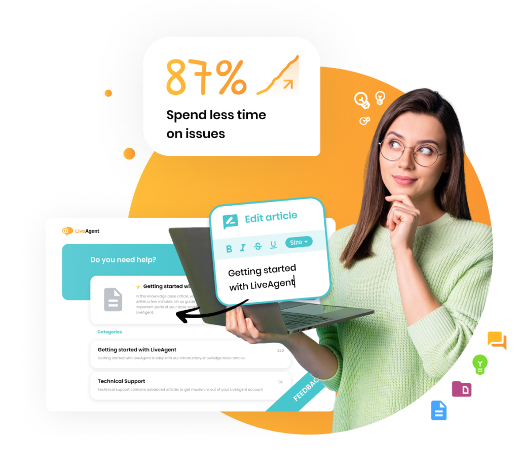 Tudásbázis szoftver a LiveAgent-től