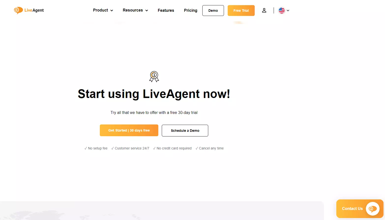 LiveAgent CTA és élő csevegés gomb