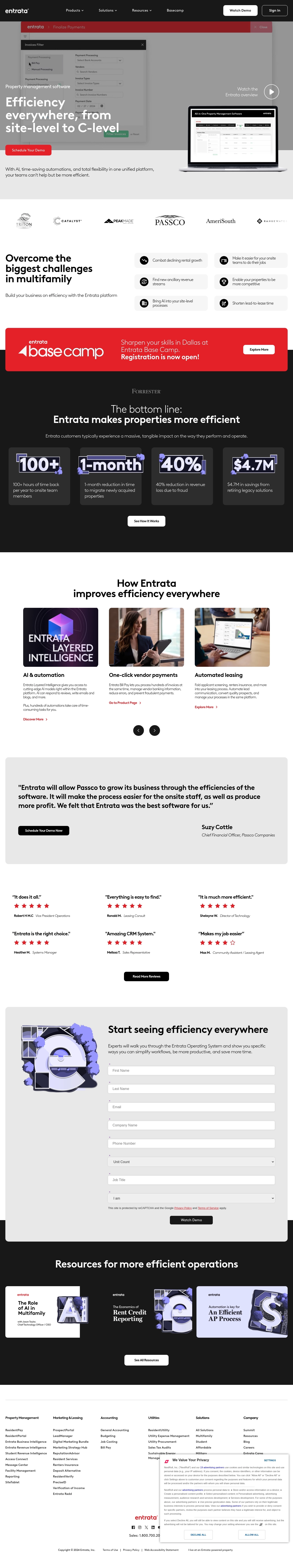 Entrata ügyfélszolgálati kapcsolatok