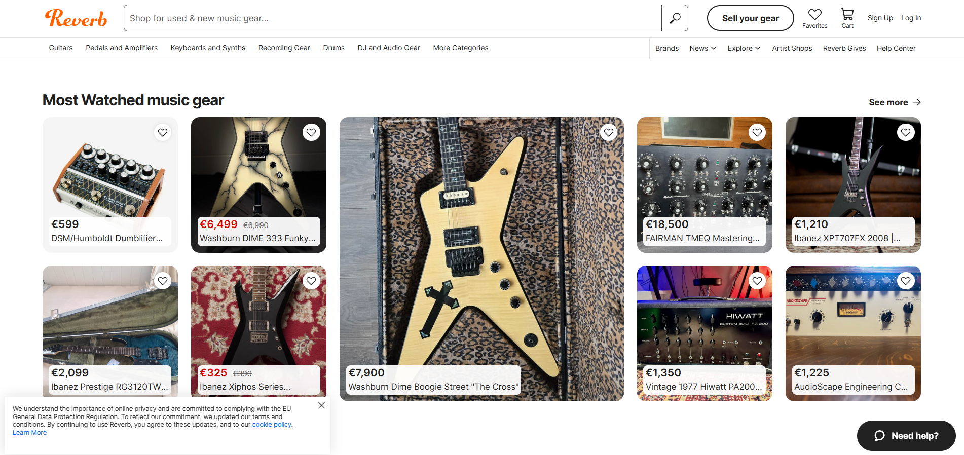 Reverb ügyfélszolgálati kapcsolatok