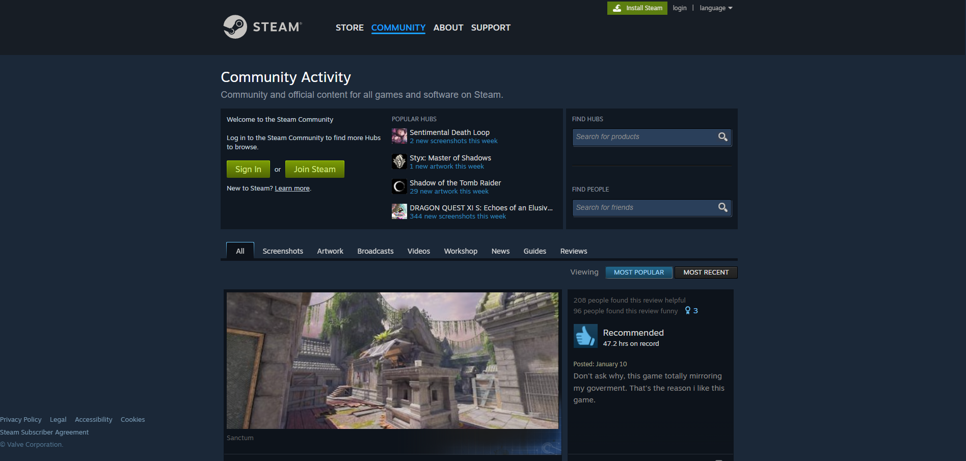 Steam Community Ügyfélszolgálati Kapcsolatok
