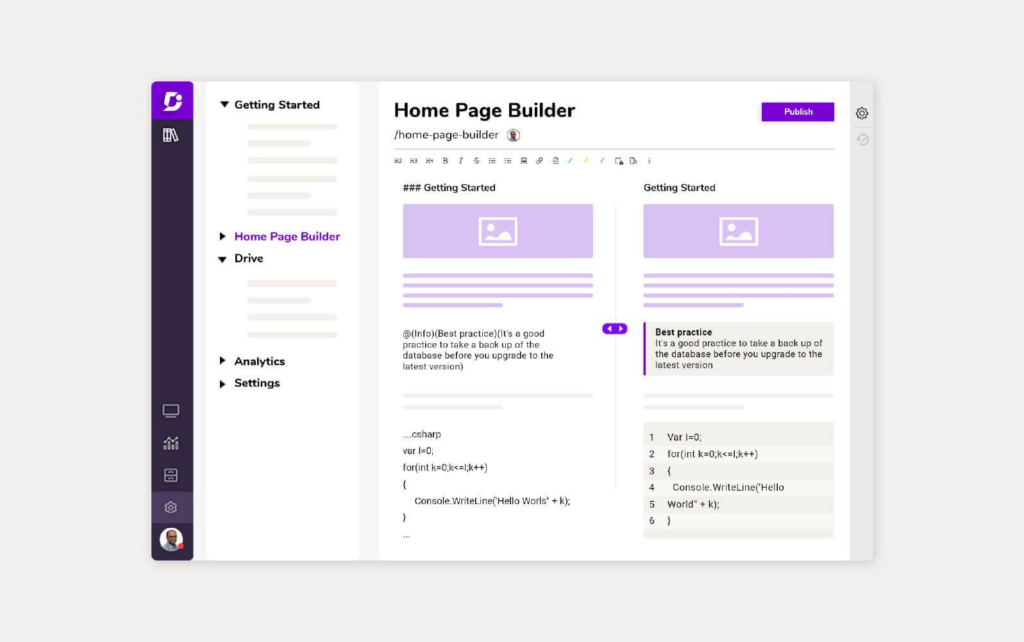 A Document360 szoftver tudásbázis megoldásokat biztosít