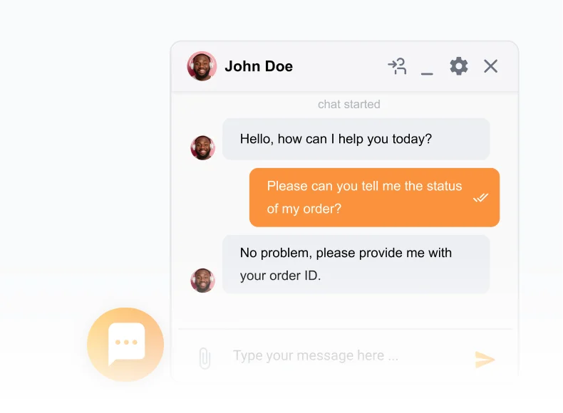 LiveAgent leggyorsabb élő chat widget értékesítéshez és támogatáshoz