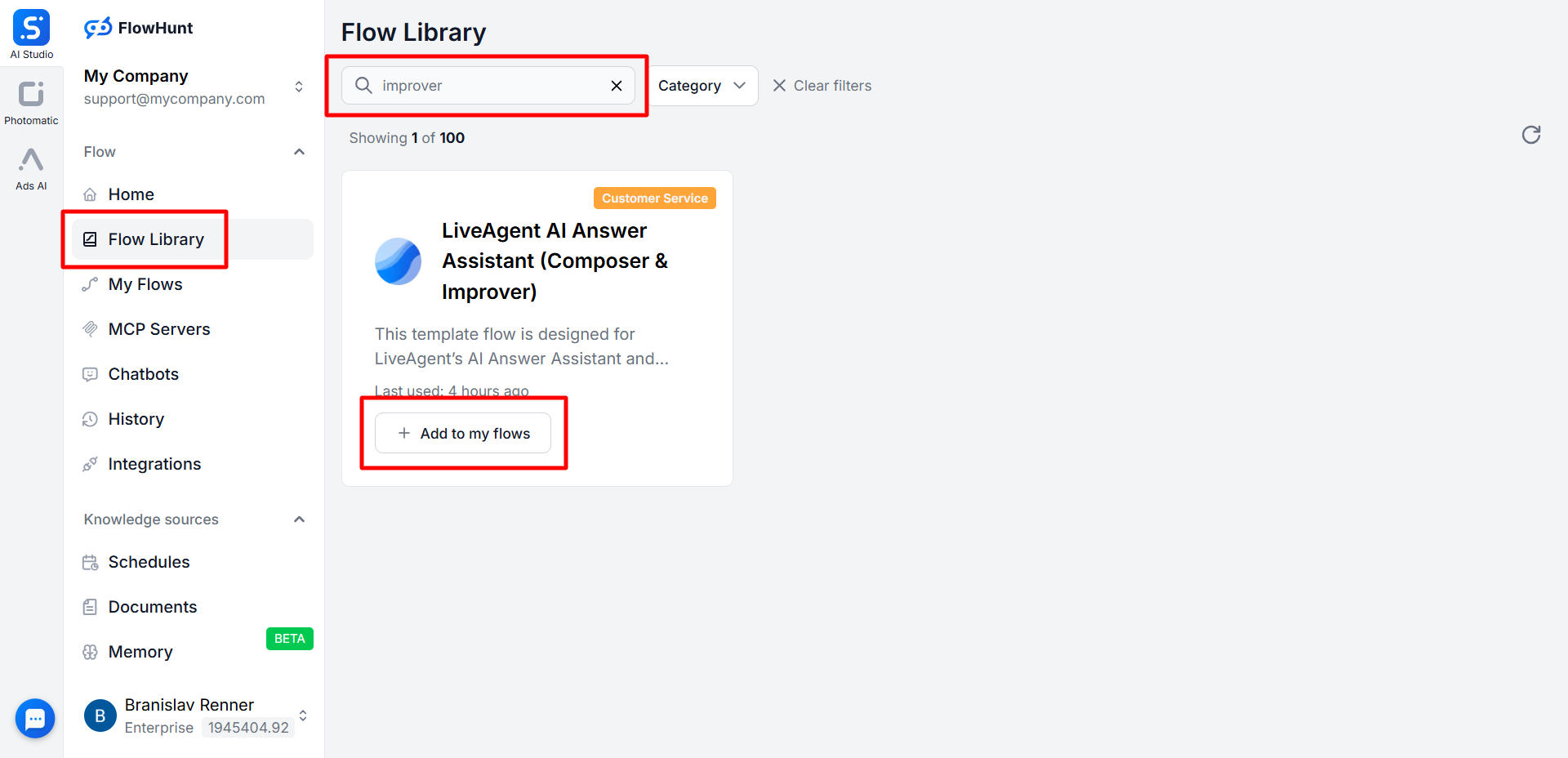 AI Válasz Javító vs FlowHunt szolgáltatóként való integráció