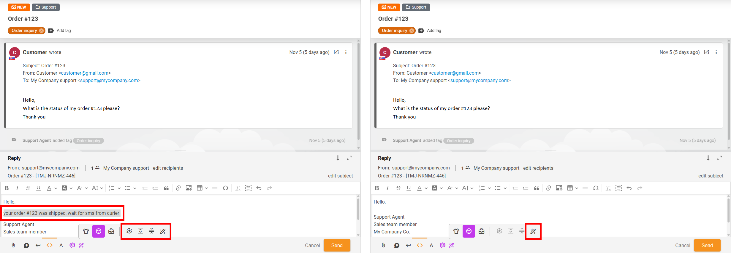 Az AI Válasz Javító használatának módjai