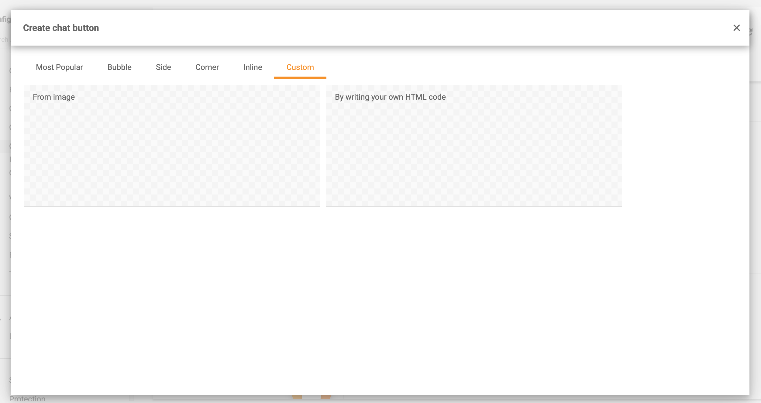 Testreszabható csevegés gomb LiveAgent