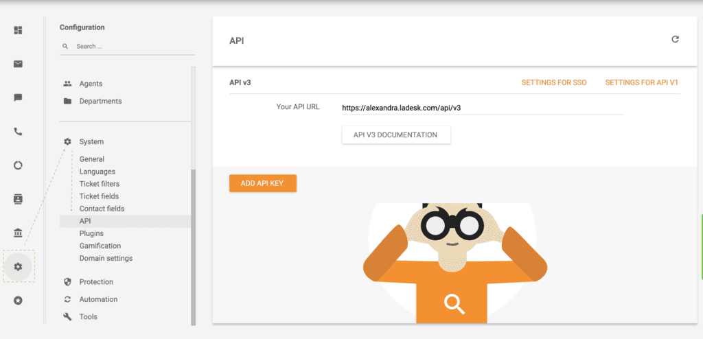 LiveAgent API példa
