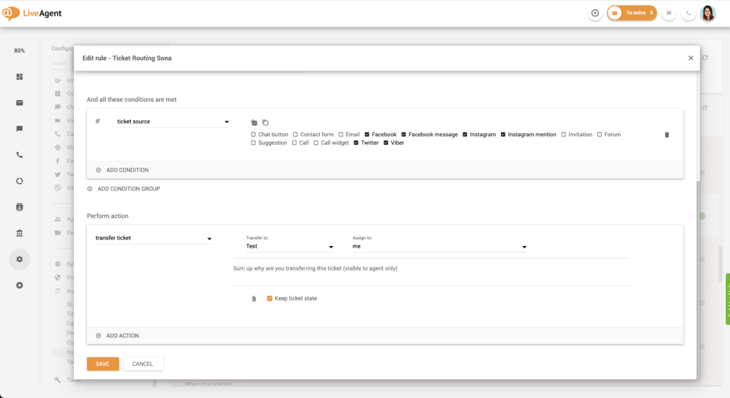 Jegyirányítási szabályok beállítása - 2. rész
