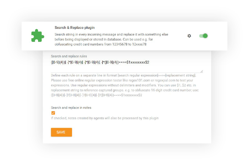 Keresés és csere funkció a LiveAgent-ben